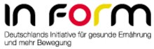 Logo der Deutschen Initiative für gesunde Ernährung und mehr Bewegung (In Form)